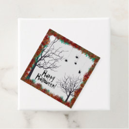 Halloween Fall blaft Gnarly Treders Spiders Bedankjes Labels