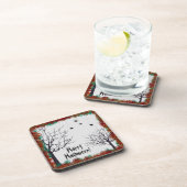 Halloween Fall blaft Gnarly Treders Spiders Bier Onderzetter (Rechterzijde)