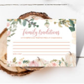 Halloween Familie Tradities Baby shower Kaart