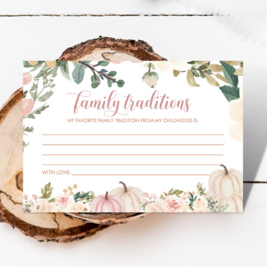 Halloween Familie Tradities Baby shower Kaart