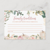 Halloween Familie Tradities Baby shower Kaart (Voorkant)