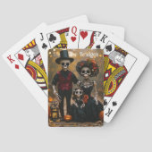Halloween Familieviering Pokerkaarten (Achterkant)