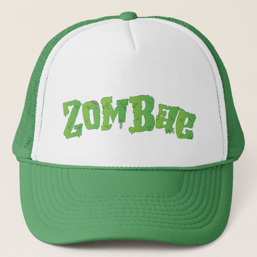Halloween Family Couple Matching Zombie Zombae Trucker Pet (Voorkant)