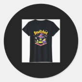 Halloween Family Home Bewitched Breakfast Maker  Ronde Sticker (Voorkant)