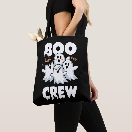 Halloween Family Matching voor Boo Crew Tote Bag (Dichtbij)