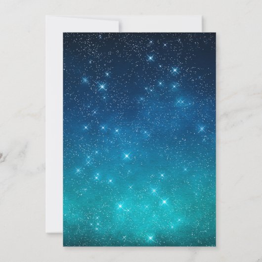 Halloween Fancy Jurk Party Weerwolf Blauw Kaart (Achterkant)