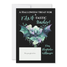 Halloween Fang-Tastic Teacher Gift Kaart Houder