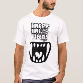 Halloween fangs t-shirt (Voorkant)