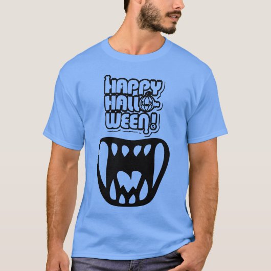 Halloween Fangs T-shirt (Voorkant)