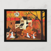 Halloween Farmhouse Briefkaart (Voorkant)