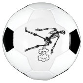 Halloween Farting Skeleton Funny Fart Joke Voetbal (Gedraaid)