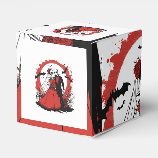 Halloween Favor Box Bedankdoosjes (Achterkant)