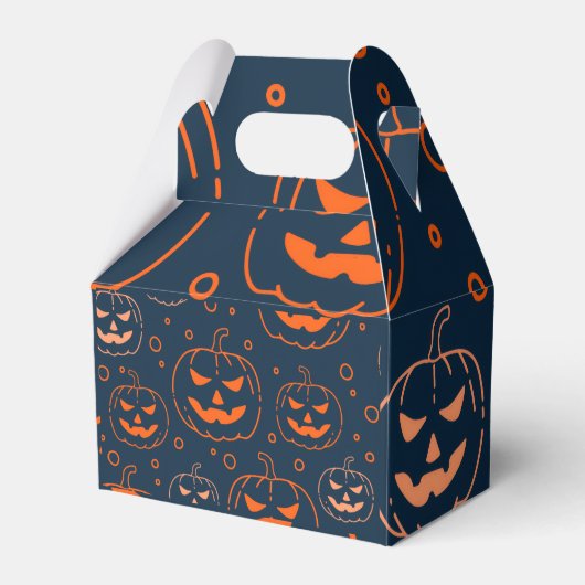 Halloween Favor Box – Spooky Party Treats Bedankdoosjes (Voorkant Zijde)