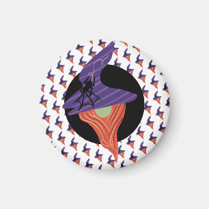 Halloween Favor Schattig Gnome Spin Doodle Patroon Magneet