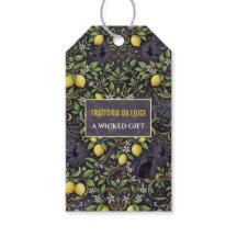 Halloween Favor Tags Gotische Botanische Citroen C