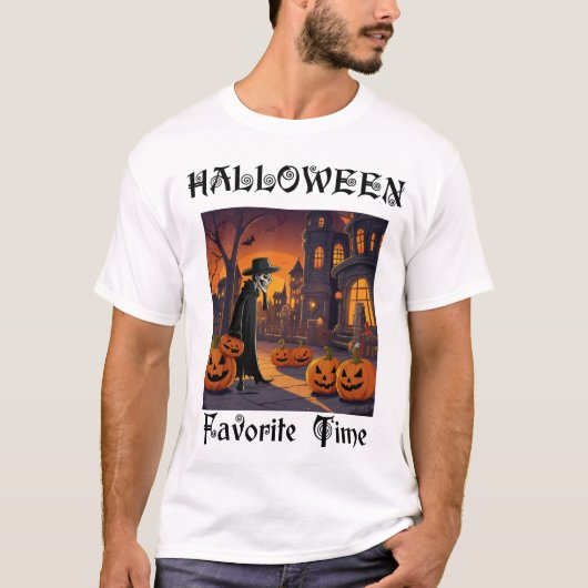 Halloween favoriete tijd t-shirt (Voorkant)