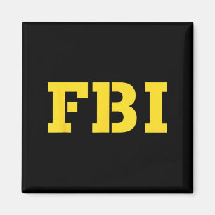 Halloween FBI Kostuum Idee - Grappige Doe-Het-Zelf Magneet