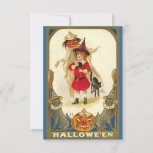 Halloween Feast Invitation  Cats Kind Kaart