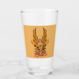 Halloween Fee Glas