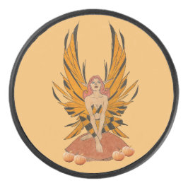 Halloween Fee Hockey Puck