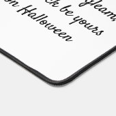 Halloween fee met pompoenen bureau mat (Hoek)