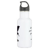 Halloween fee met pompoenen waterfles waterfles  (Achterkant)