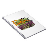 Halloween Feeling Witchy Birthday Notitieboek (Rechterzijde)
