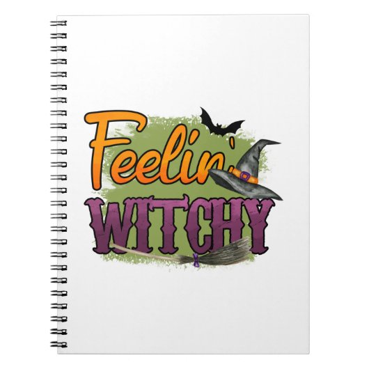 Halloween Feeling Witchy Birthday Notitieboek (Voorkant)