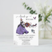 Halloween Feest Assepoester Heks Zombie (Staand voorkant)