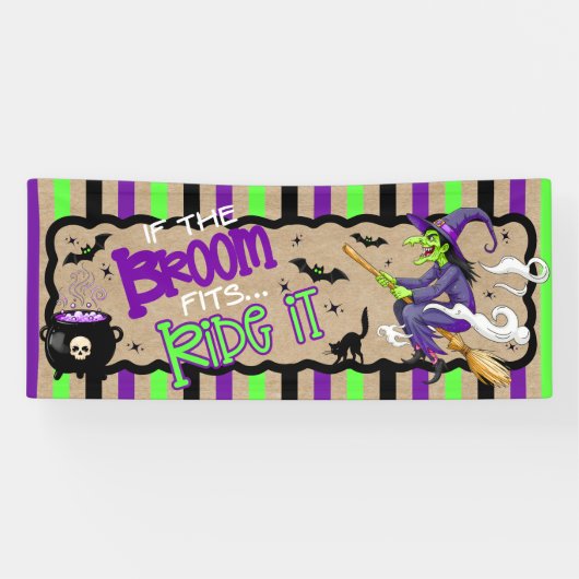 Halloween Feest Banner (Horizontaal)