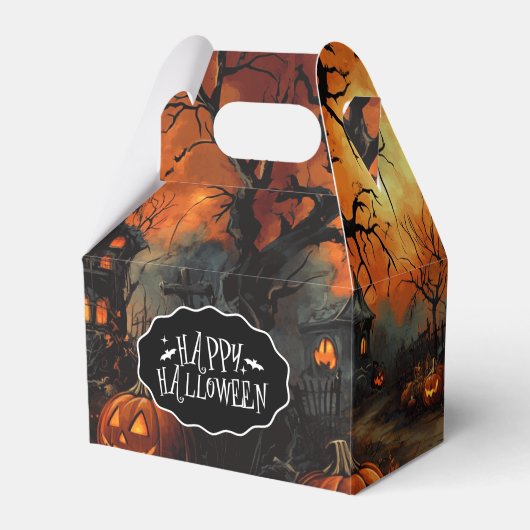 Halloween Feest Behandelingsdoos Bedankdoosjes (Voorkant Zijde)