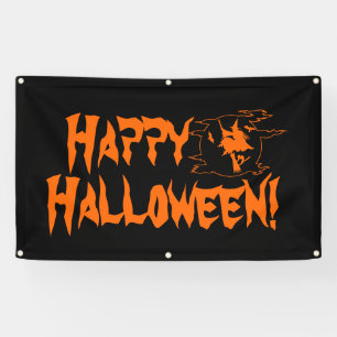 Halloween-feest binnen- en buiten decoratie banner