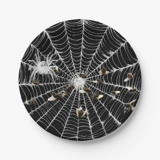 Halloween feest bord diner ware dode vliegen (Voorkant)