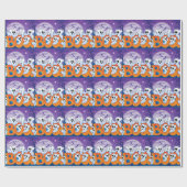 Halloween Feest Cadeaupapier (Vlak)