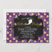 HALLOWEEN FEest Candy Corn Geest Uitnodiging (Voorkant)