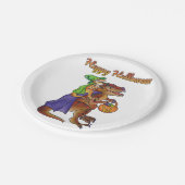 Halloween feest Dinosaur papier borden Papieren Bordje (Gekanteld)
