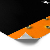 Halloween-feest evenement poster (Hoek)