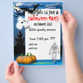 Halloween Feest Flyer (Hand)
