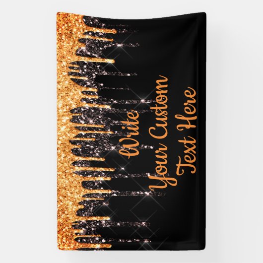 Halloween-feest Fotohokje Prop Oranje en Zwart Spandoek (Verticaal)