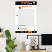 Halloween-feest fotolijst sjabloon poster (Thuiskantoor)