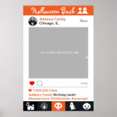 Halloween Feest Frame Feest Prop Foto Booth Poster (Voorkant)