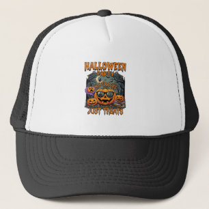 Halloween Feest Geen Nummers Alleen Treats Zonnebr Trucker Pet