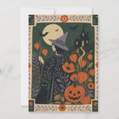 Halloween-feest gewoonte kaart (Voorkant)