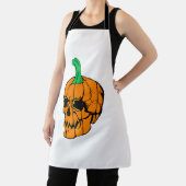 Halloween Feest Grappige Halloween Pompoen Schort (Insitu)