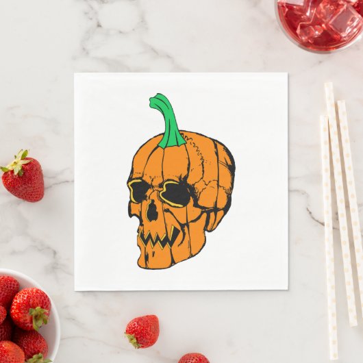 Halloween Feest Grappige Halloween Pompoen Servet (Insitu)