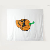 Halloween Feest Grappige Halloween Pompoen Wandkleed (Voorkant (horizontaal))