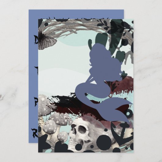 HALLOWEEN FEEST! KAART (Voorkant / Achterkant)