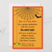 Halloween Feest Kaart (Voorkant)