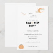 Halloween Feest  Kaart (Voorkant / Achterkant)