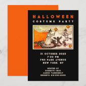 Halloween Feest Kaart (Voorkant / Achterkant)